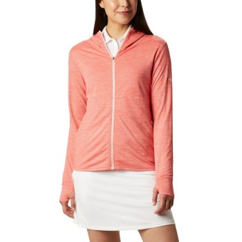 Columbia Ženske Majice S Kapuljačom - Omni-Wick Sky Full Zip Long Sleeve Koraljne | AJFZ-85634